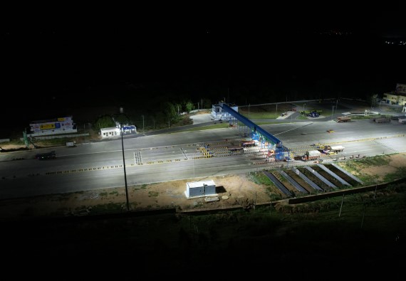 night-toll-plaza